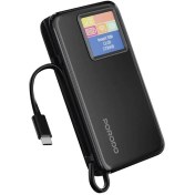 مودم همراه و پاوربانک PD و فست شارژ PORODO 4G/TD-LTE 10000mAh 20W مدل PDPBFCH087BK - مشکی